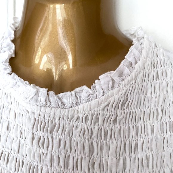 Zara White Fancy Top - Picture 3 of 11